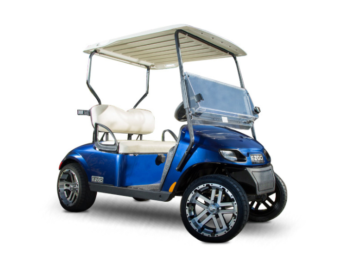 e-z-go golf cart blue